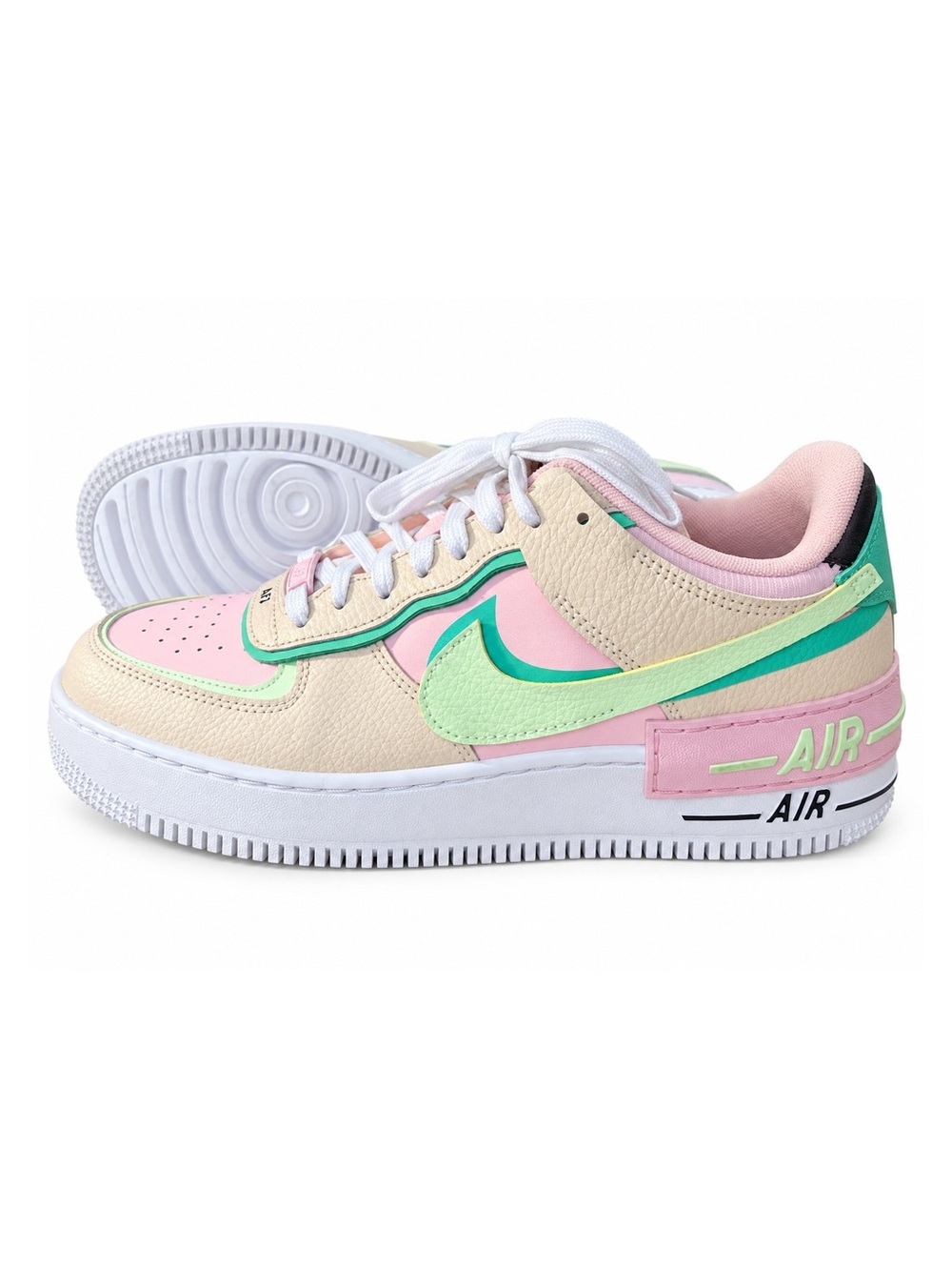 Nike size 8.5M- AirForce 1 Shadow Artic Punch- WORN ONCE